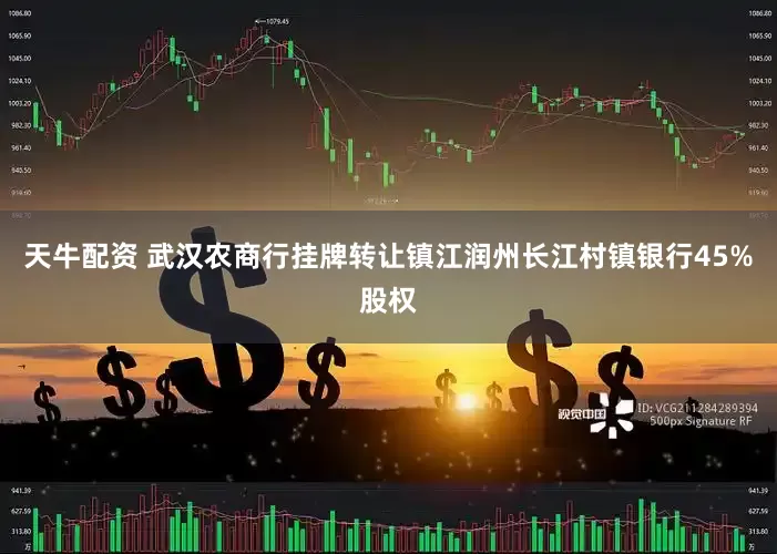 天牛配资 武汉农商行挂牌转让镇江润州长江村镇银行45%股权